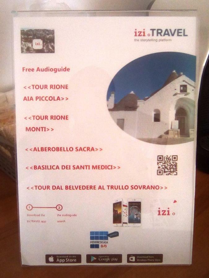 Federicocasa Bed & Breakfast Alberobello Dış mekan fotoğraf